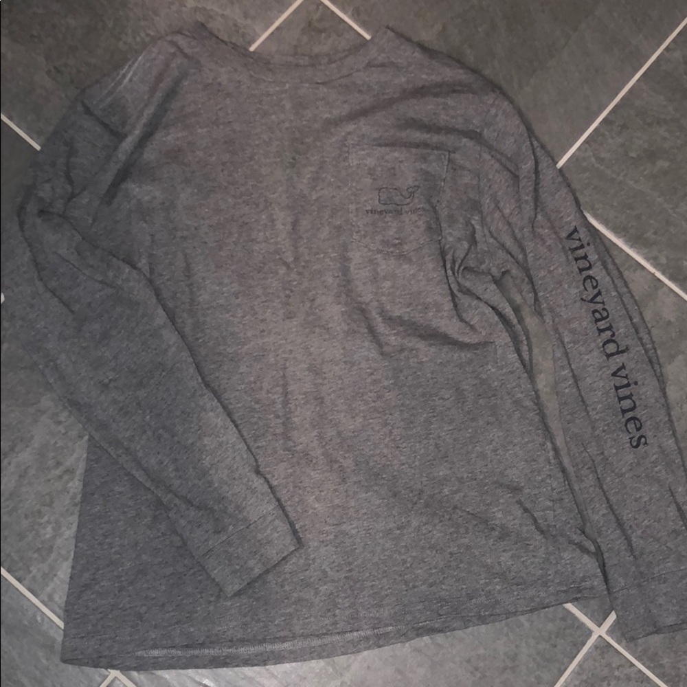 youth vineyard vines long sleeve shirt large